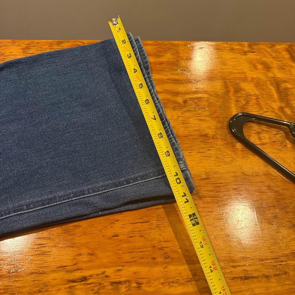 Old Navy Blue Flare Jeans - Picture 2 of 5
